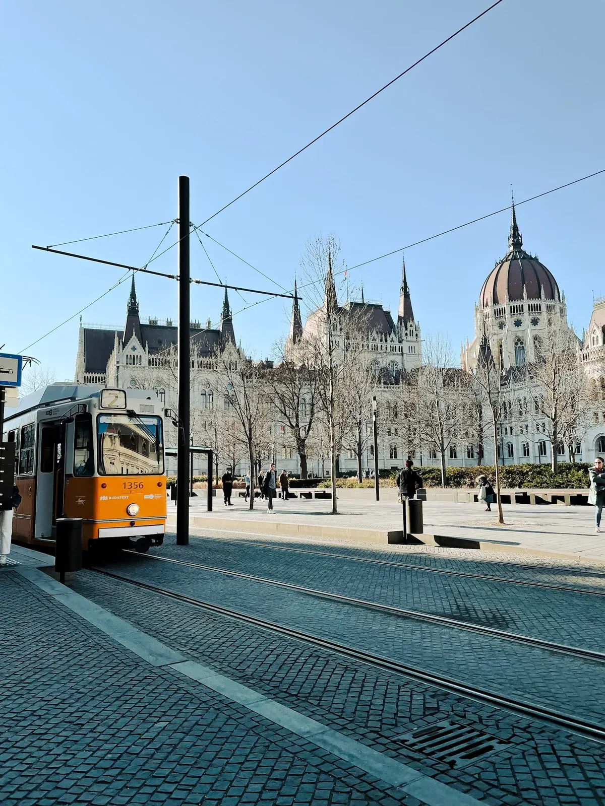Tram linea 2 budapest giallo