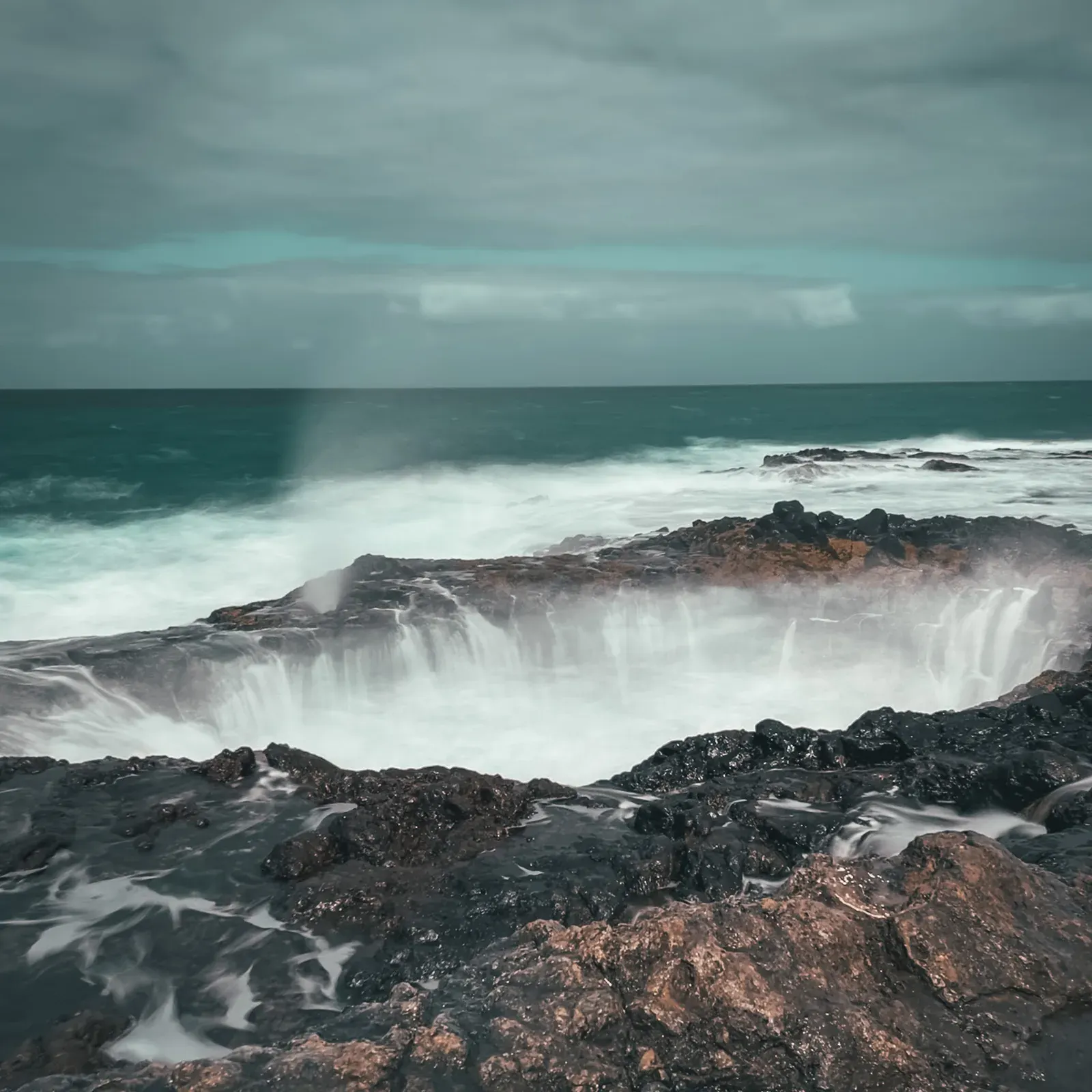 El bufadero de la garita a Gran Canaria