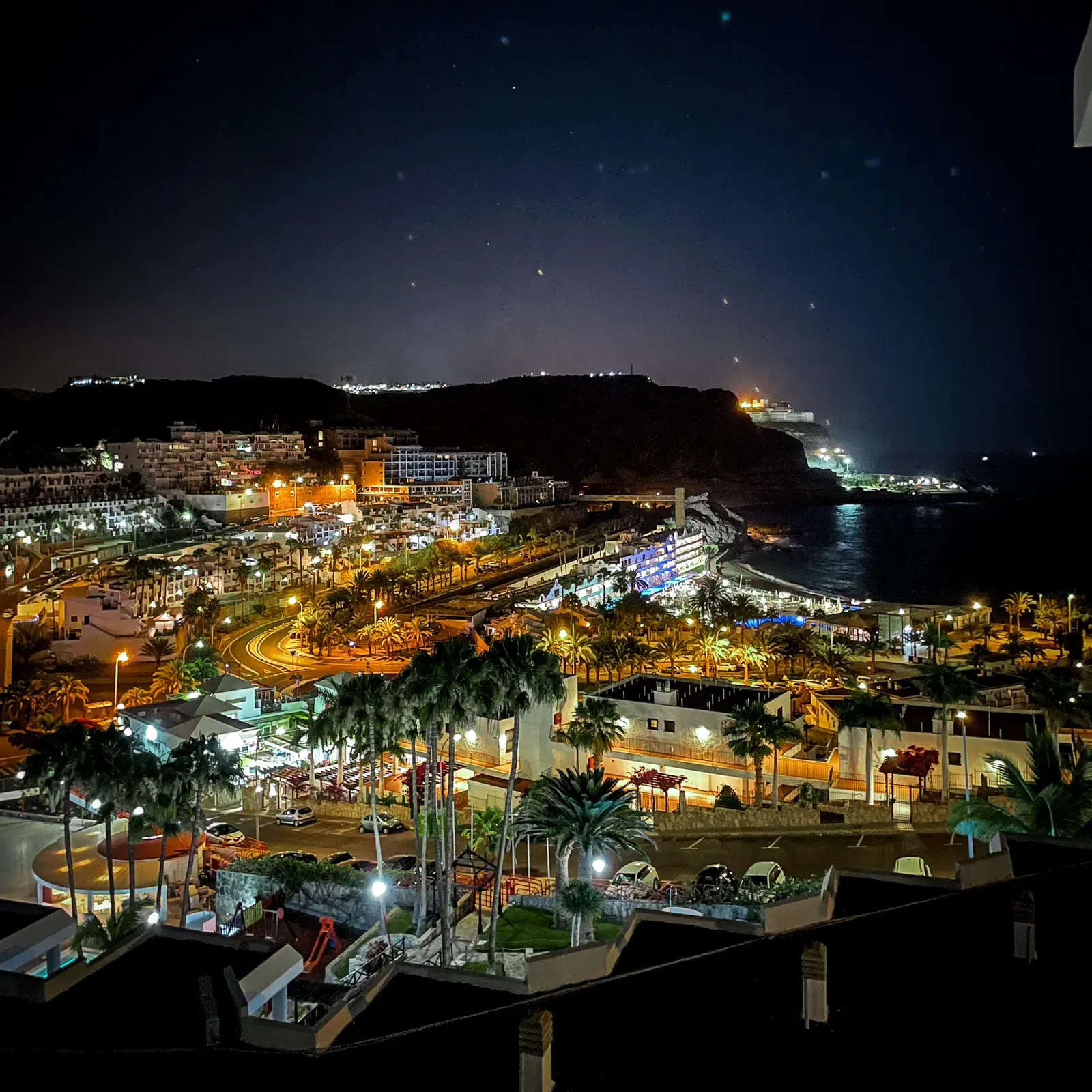 Playa del cura di notte - Gran Canaria